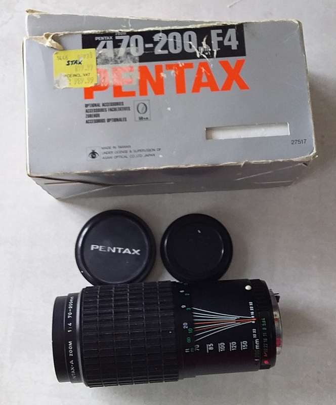 PENTAX 70-200 ZOOM LENS 58mm F4 IN GOOD CONDITION