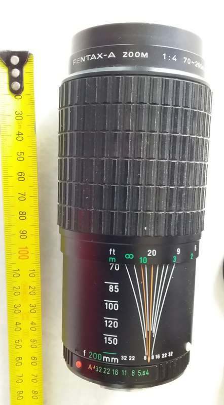 PENTAX 70-200 ZOOM LENS 58mm F4 IN GOOD CONDITION