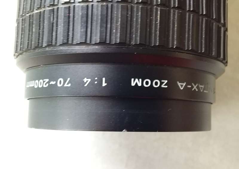 PENTAX 70-200 ZOOM LENS 58mm F4 IN GOOD CONDITION