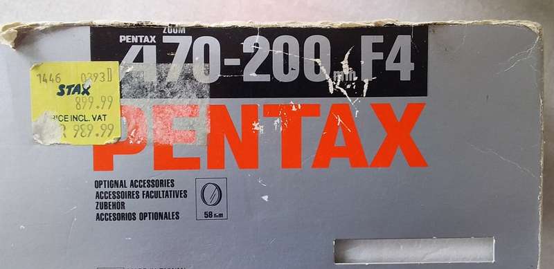 PENTAX 70-200 ZOOM LENS 58mm F4 IN GOOD CONDITION
