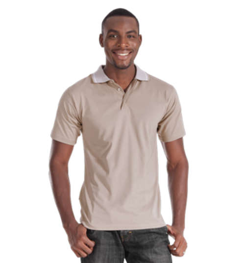 Mens Jacquard Collar Golf Shirt - 3XL/4XL/5XL - 6 colours - Barron