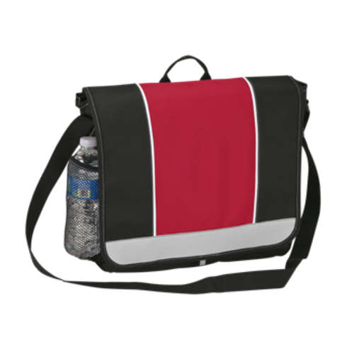 Top Flap Messenger Bag  600D Poly - 3 colours - New - Barron