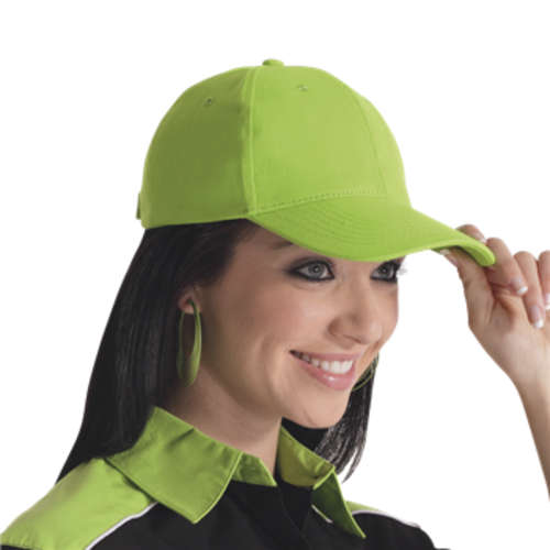 6 Panel Brushed CottonPeak Cap - 14 colours - Barron