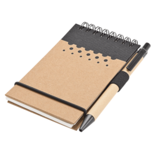 Recycled Jotter Pad and Pen - 2 colours - New - BARRON