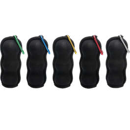 1 x Neoprene Golf Ball Sleeve Carabiner ONLY - 5 colours - New - BARRON