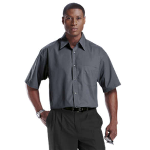 Mens Basic Poly Cotton Lounge Short Sleeve Shirt - 3XL/4XL/5XL - BARRON - New - 7 colours