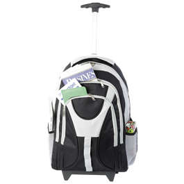 Three Front Pocket Exclusive Rolling Backpack - BARRON - New