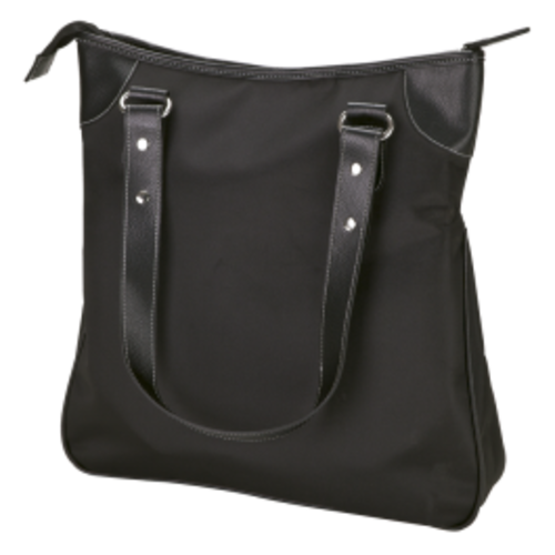 Executive Microfiber Handbag - black - New - BARRON