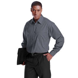 Mens Basic Poly Cotton Lounge Long Sleeve Shirt - S/M/L - BARRON - New - 7 colours