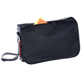 Coloured Front Flap Messenger Bag - BARRON - New - 3 colours