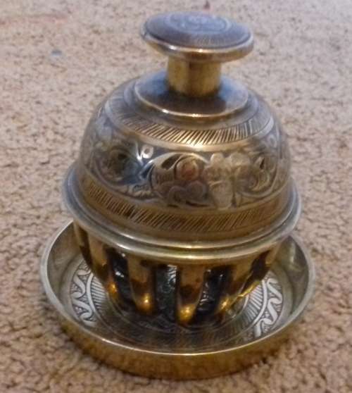 Oriental Indian Elephant Claw Bell - one claw and ball missing
