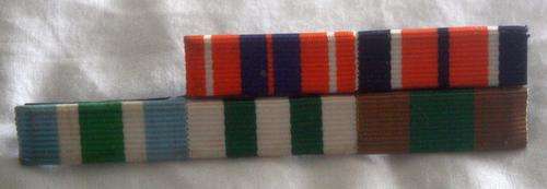 SANDF Medal Bar 5 Ribbons