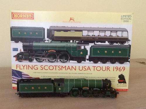 REDUCED SPECIAL NEW. 00. HORNBY. FLYING SCOTSMAN USA TOUR LIMITED EDITION. DCC Ready