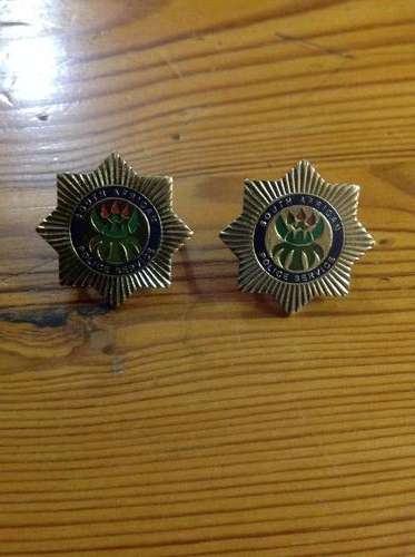 Sap collar badges . Pair