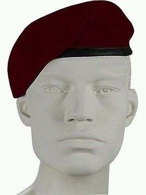 Burgundy beret ,used by recces and parabats, size 60cm