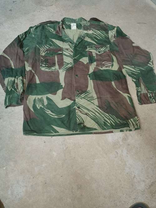 Rhodesian army camo long sleeve shirt , big size