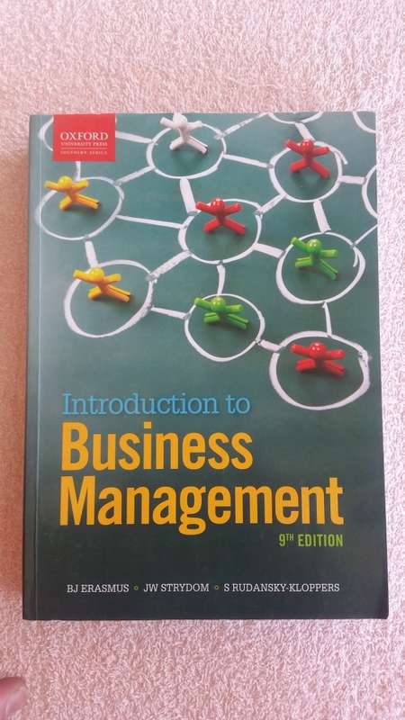 Introduction to Business Management (Erasmus et al.) 9th Ed