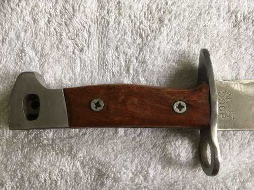 AK47 Bayonet and scabbard