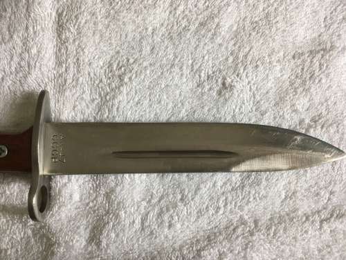 AK47 Bayonet and scabbard