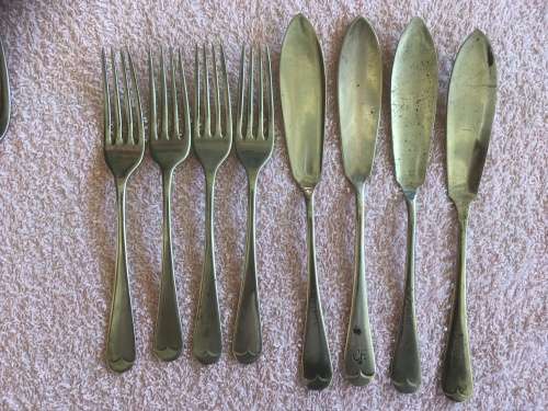 Vintage Sheffield (Silver Plated) Cutlery Lot - 27 Pieces