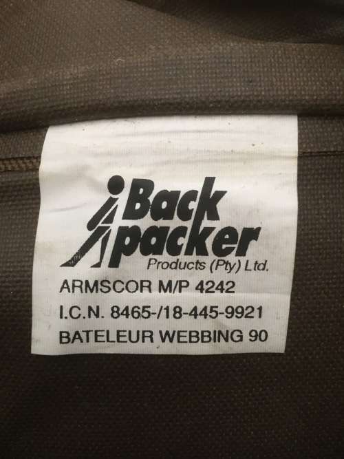 SADF Bateleur Webbing 90 - As worn by SADF Parabats and Special Forces