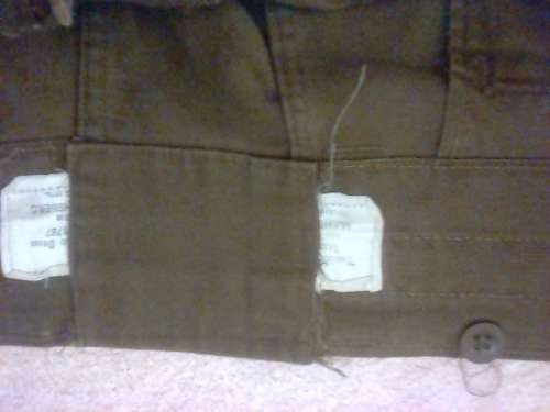 SANDF browns shirt and pants -good condition