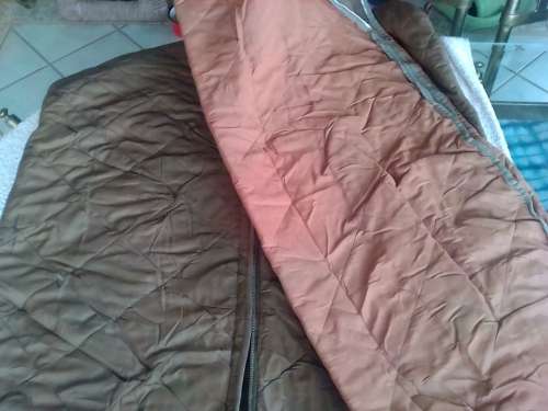 SADF Winter sleeping bag with hood and perfect inner padding! plus extra inner