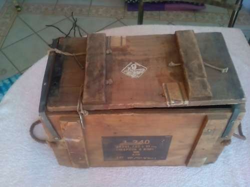 SADF WOODEN Ammo Box - good condition!