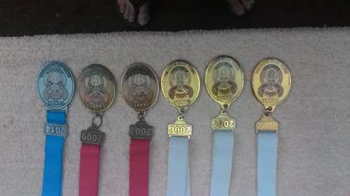 South African Military shooting medals -Small BORE Rifle x6