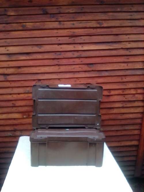 SADF PLASTIC AMMO BOXES R 320 EACH