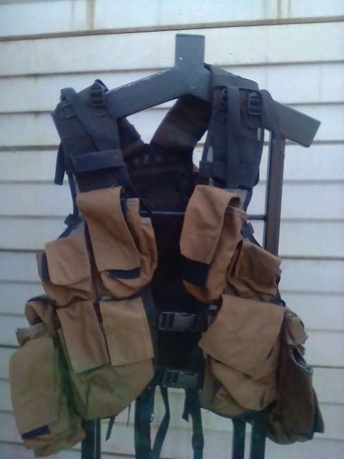 SADF battle jacket -all clips and zips working