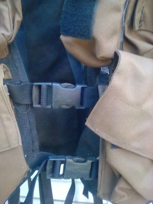 SADF battle jacket -all clips and zips working