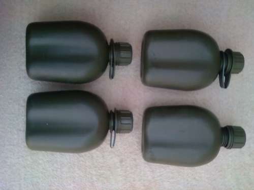 SADF ONE LITRE WATER BOTTELS X4 -R75 EACH