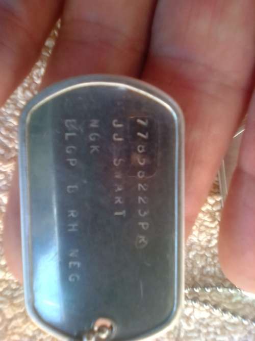 SADF DOG TAGS -77 ;;;;;; PR