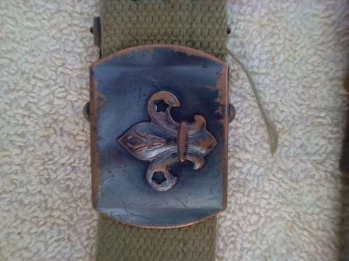 BOY SCOUTS BELTS X2 -R 145 BOTH