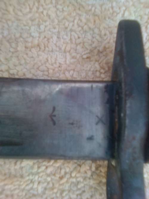 303 BAYONET -AGE RELATED WEAR ON BLADE AND FROG