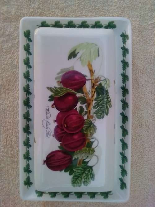 PORT MEIRION BUTTER DISH -FRUIT COLLECTION