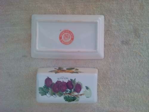 PORT MEIRION BUTTER DISH -FRUIT COLLECTION