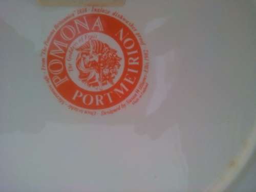 PORT MEIRION 7 X DINNER PLATES -GOOD CONDITION