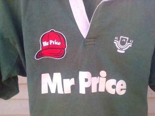 RAU RANDSE AFRIKAANSE RUGBY TRUI -SIZE 117