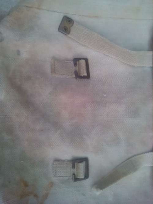 VINTAGE 1940,S BRITISH MILITARY SAND CANVAS BACKPACK