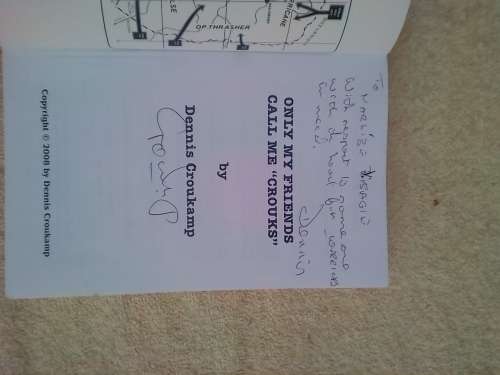 ONLY MY FRIENDS CALL ME CROUKS -SIGNED COPY