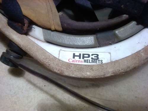 CAIRNS M.P.3. COMPOSITE FIRE HELMET -USED CONDITION