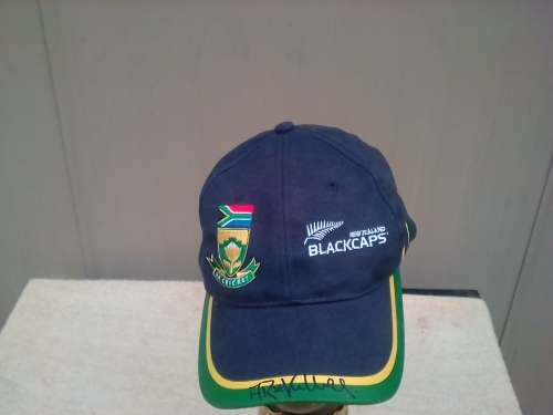 SA VS NEW ZEALAND CAP WITH SIGNATURE