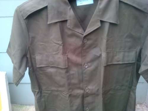 SADF SHORT SLEEVE SHIRT 1985 -GOOD  CONDITION