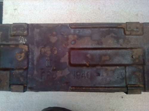SADF STEEL AMMO BOX -1940