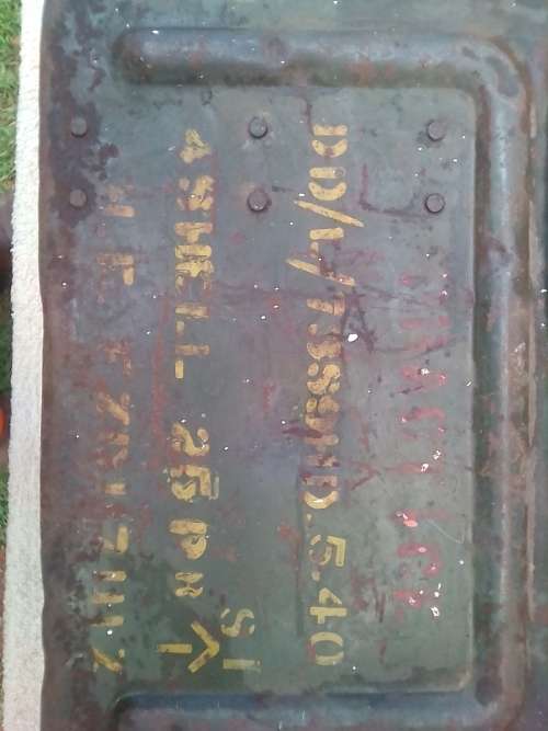 SADF STEEL AMMO BOX -1940
