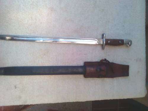 BAYONET WITH MARKINGS