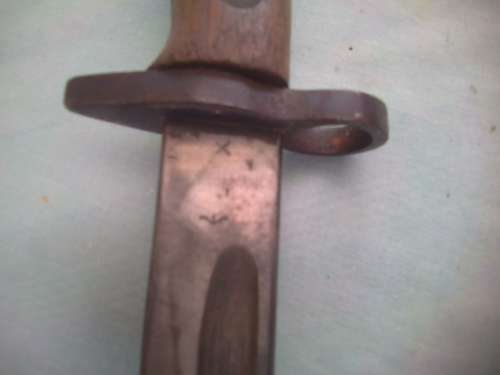 303 BAYONET -AGE RELATED WEAR ON BLADE AND FROG