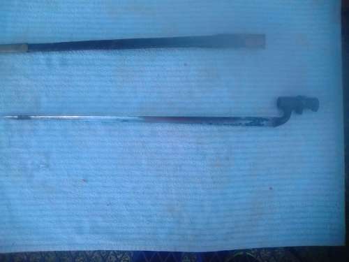 P-1853 ENFIELD BAYONET WITH SCABBARD